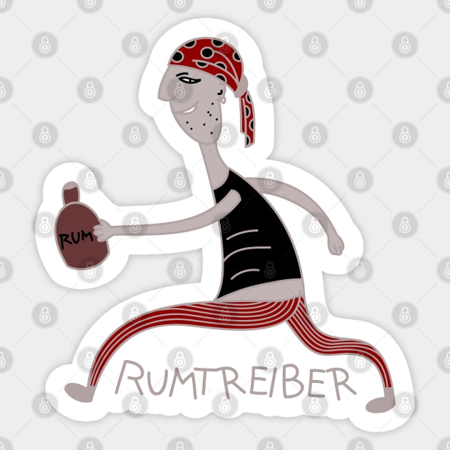 Pirate as a Marauder (b) Sticker by spontania